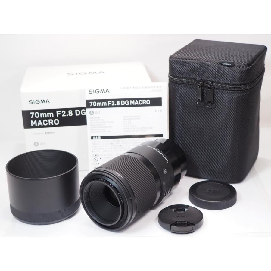 送料無料 作動確認済 SIGMA Art 70mmF2.8 DG MACRO SONY Eマウント用