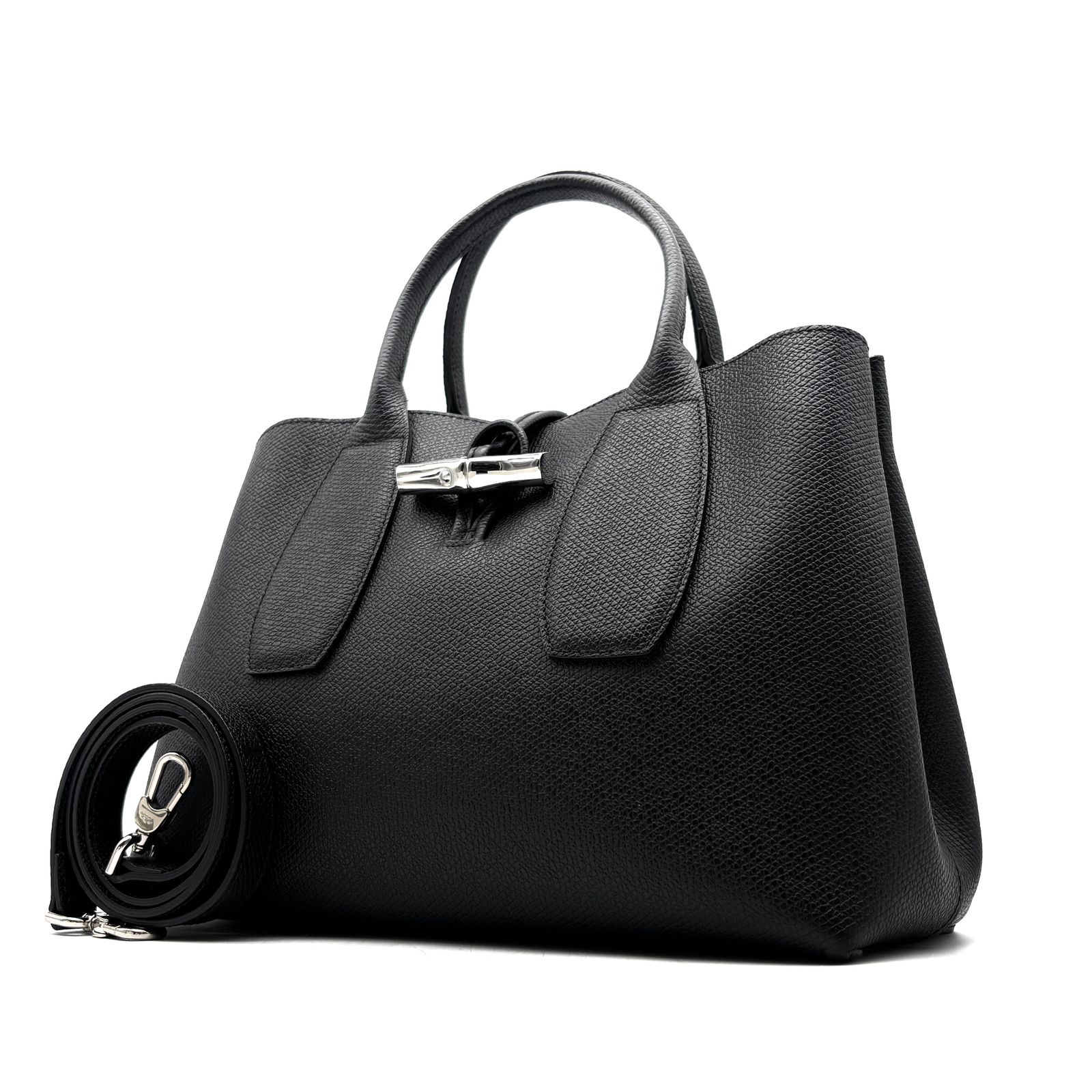 極美品 ロンシャン LONGCHAMP ロゾ 2way ハンドバッグ ショルダー 
