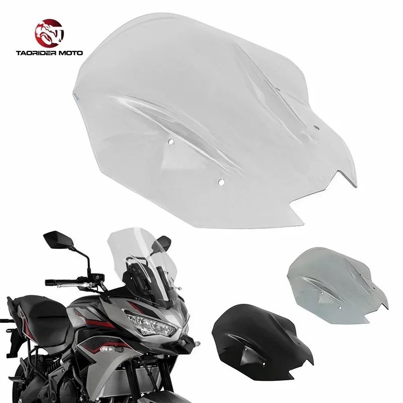 Kawasaki Versys 650 KLE650 用 フロントガラスウインドディフレクター 2022-2025
