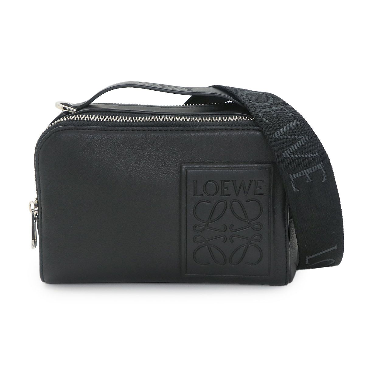 未使用 展示品 ロエベ LOEWE クロスボディ カメラバッグ ミニ 2way ハンド ショルダー バッグ レザー ブラック C565R41X05 90329063