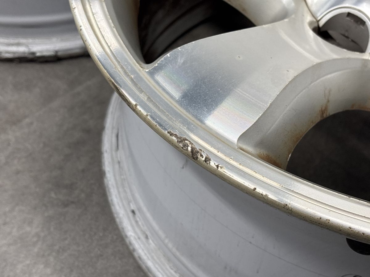 【スタッドレス用などに】トヨタ 120 ランドクルーザープラド 純正 17in 7.5J +30 PCD139.7 4本 ハイラックス サーフ 200 ハイエース 流用