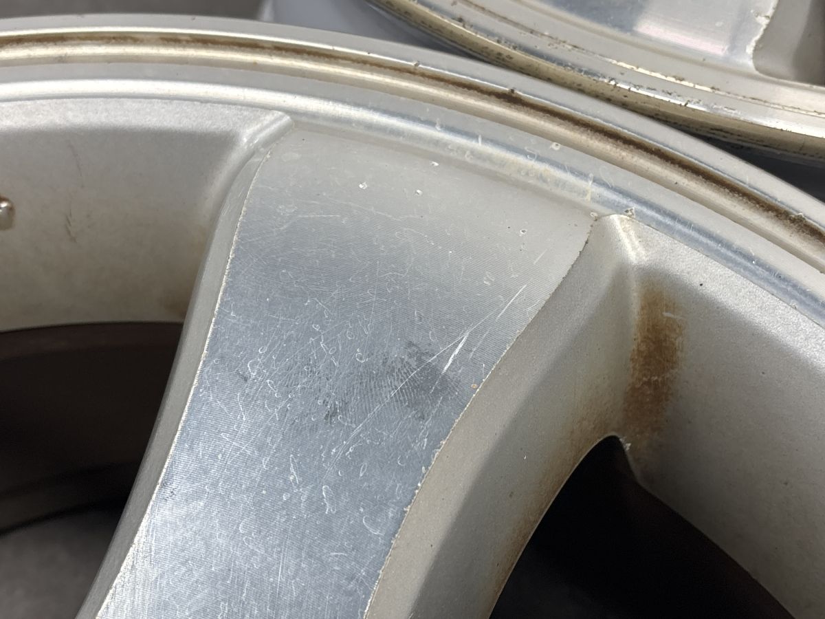 【スタッドレス用などに】トヨタ 120 ランドクルーザープラド 純正 17in 7.5J +30 PCD139.7 4本 ハイラックス サーフ 200 ハイエース 流用