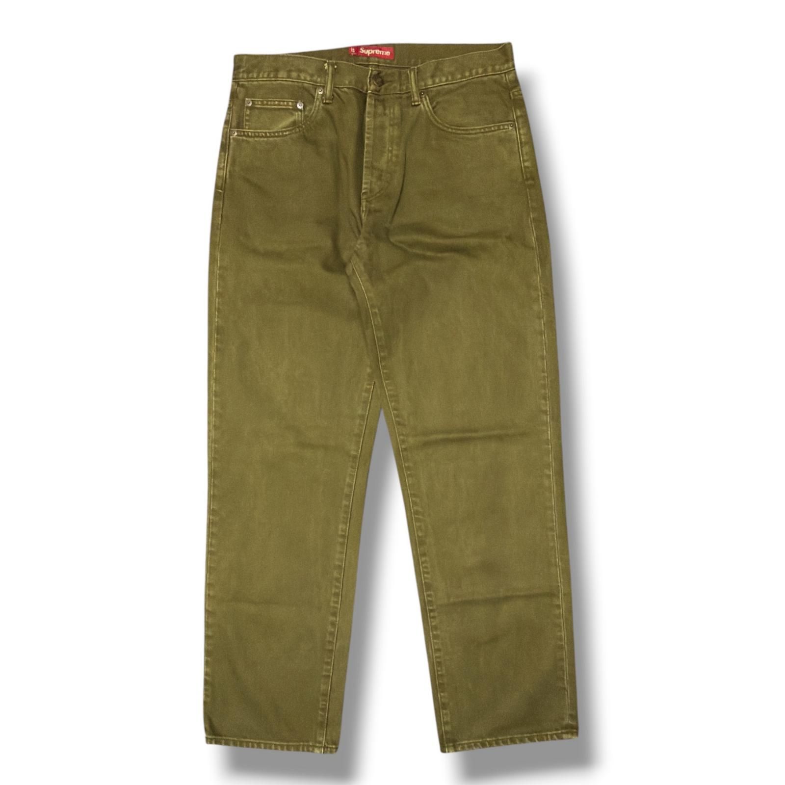 国内正規 Supreme Supreme Washed Regular Jeans スター刺繍デニム