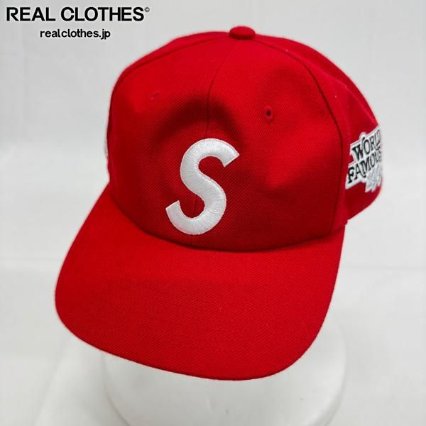 Supreme/シュプリーム【26SS】World Famous S Logo/ワールド フェイマス Sロゴ キャップ/帽子/レッド