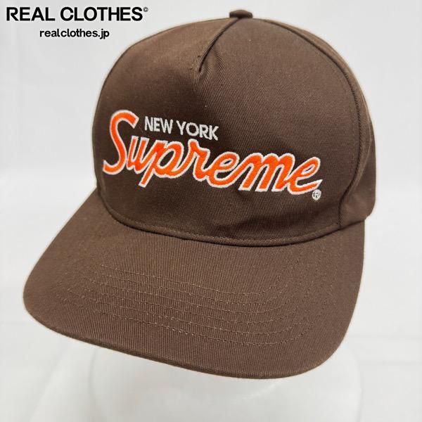 シュプリーム　キャップ　ブラウン Supreme/シュプリーム【22AW】Classic Team 5-Panel/クラシック チーム