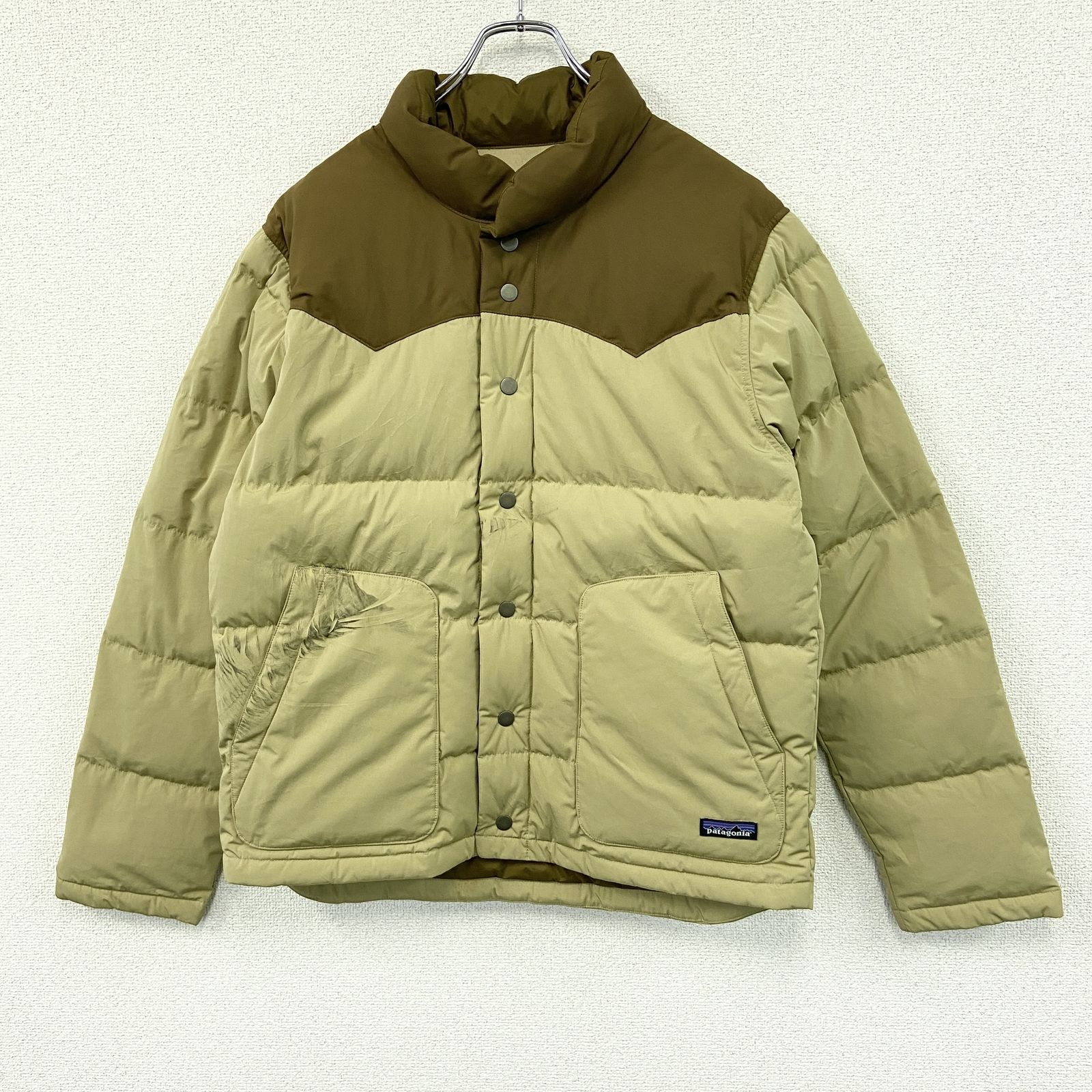 Patagonia パタゴニア ダウンジャケット ダウン75％ バイカラー 茶色