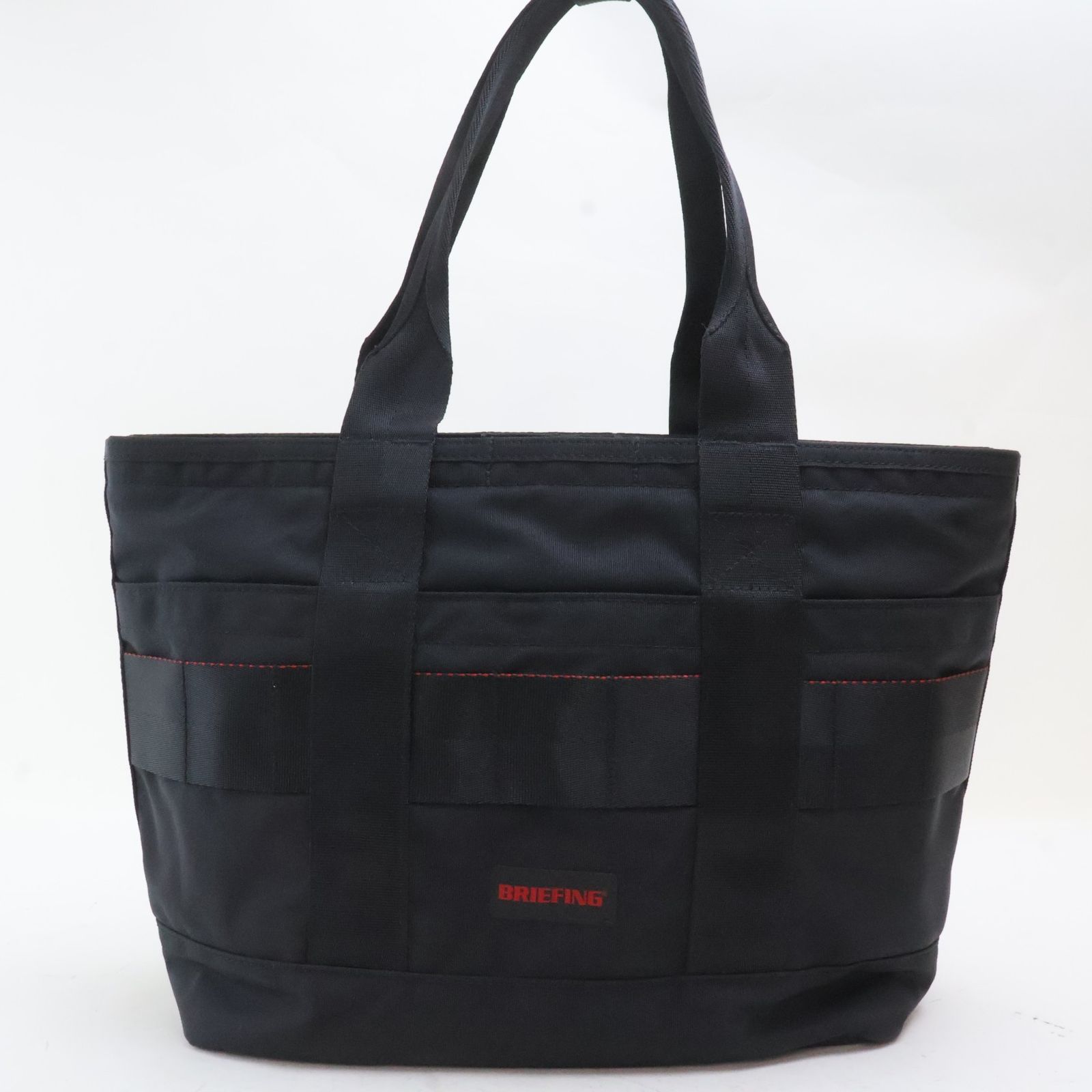 2607-44 ブリーフィング トートバッグ 美品 BRIEFING ナイロン製 ブラック 上ZIP A4可 12,347円