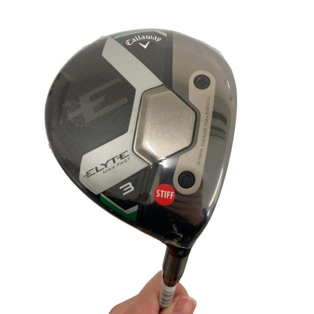 【中古】 キャロウェイ ELYTE MAX FAST 3W フェアウェイウッド FW LIN-Q GREEN 40 for CW(ELYTE FW) (フレックスS) メンズ 男性用 右利き 右用 Nランク ゴルフクラブ