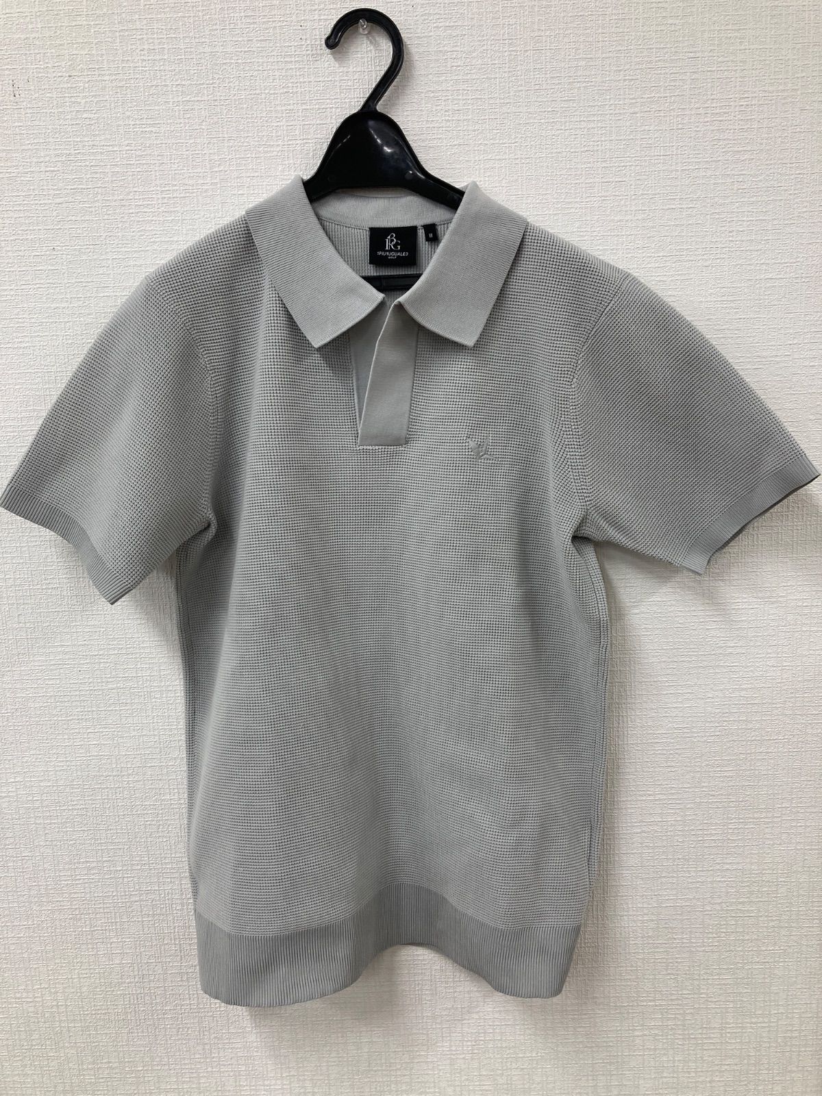 G3129　1PIU1UGUALE3 GOLF　半袖ポロシャツ（グレー/メッシュ生地） 17,279円