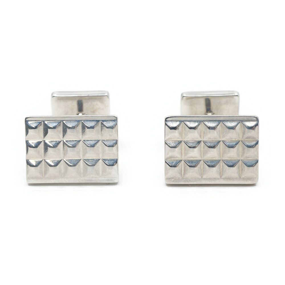 【栄】ティファニー シルバー SV925 スクエア カフス 約12.6g 小物 ジュエリー アクセ その他 箱 16,500円