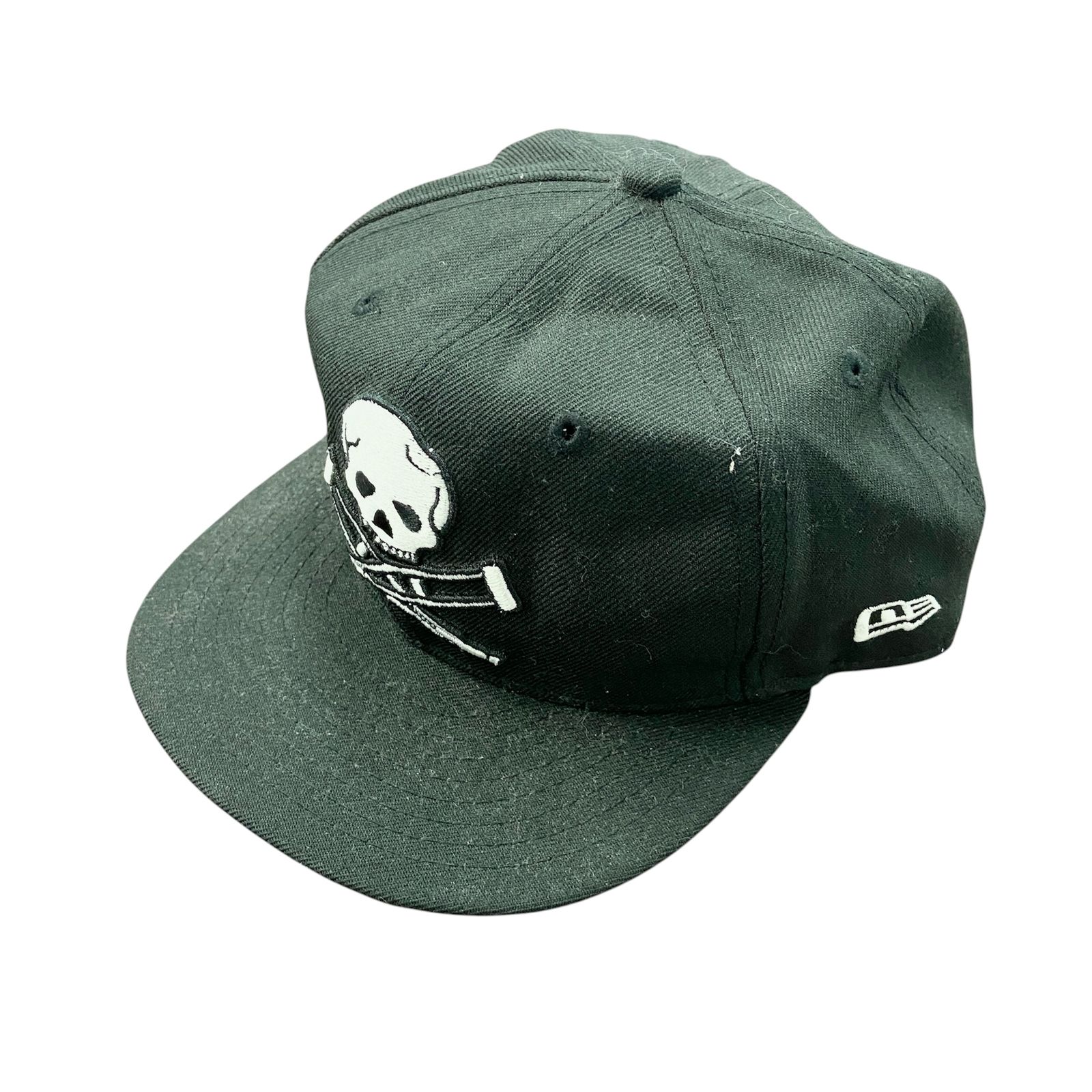 NEW ERA　ニューエラグリーン　jackass　6パネルキャップ　ベースボールキャップ　黒　ブラック　グリーン　古着