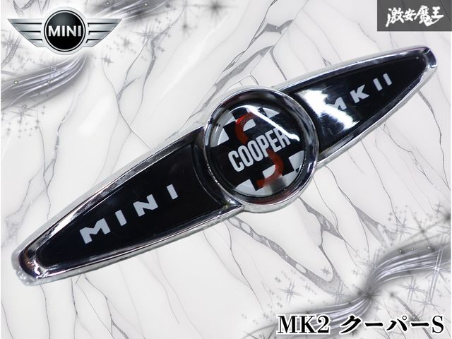 【希少！ 装着OK！】ミニ純正 MINI クラシックミニ MK2 クーパーS バッジ エンブレム リアエンブレム トランクエンブレム 激安魔王 即納