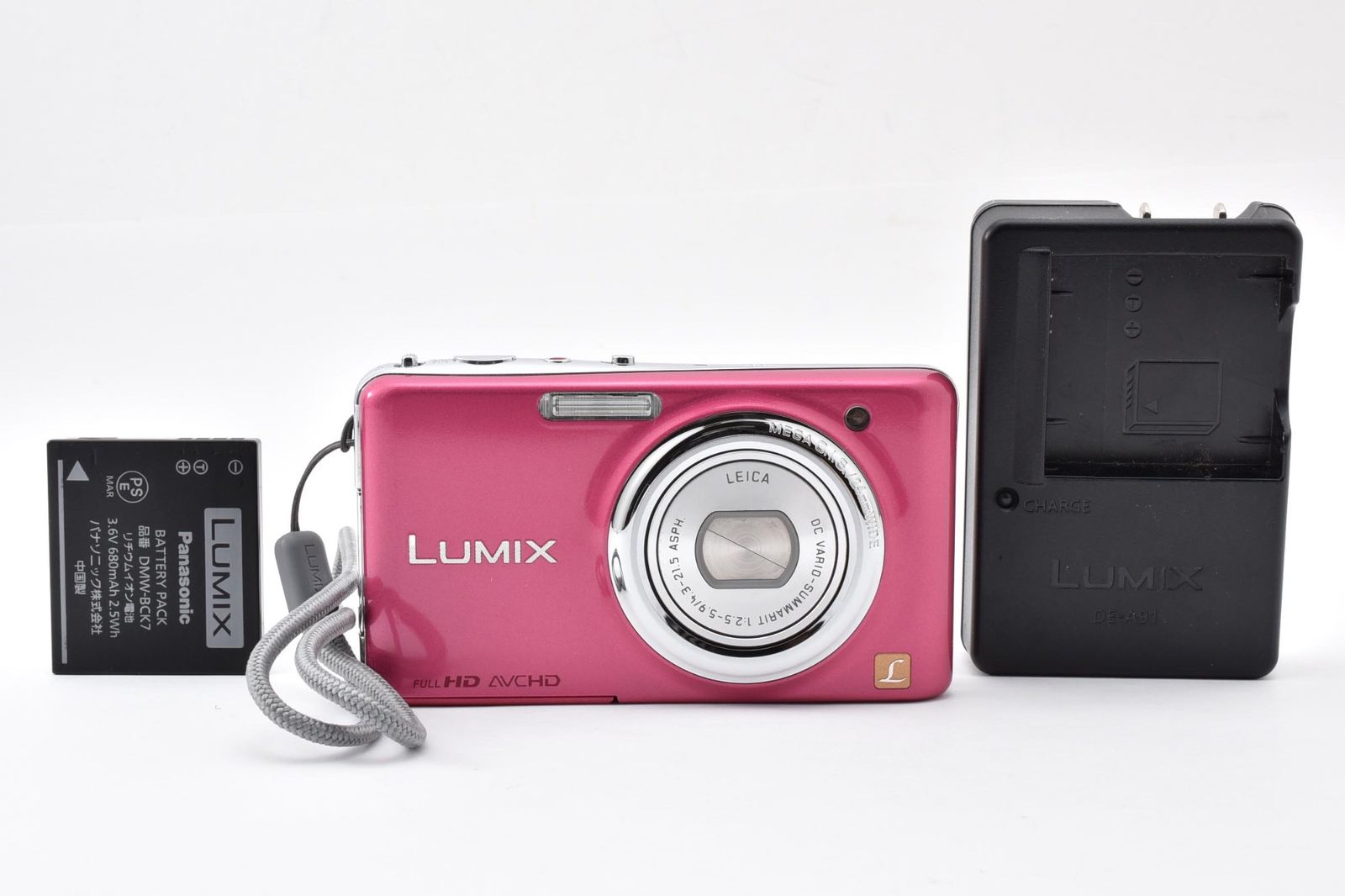 ★美品★Panasonic パナソニック LUMIX DMC-FX77 ピンク コンパクトデジタルカメラ★V4H #7