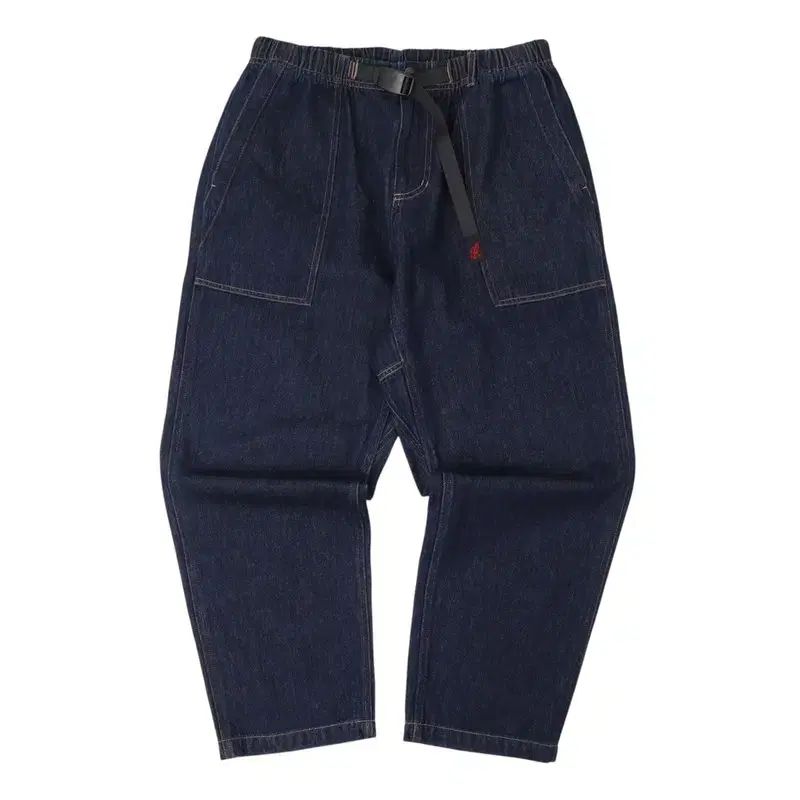 グラミチ ベルト Indigo デニムパンツ