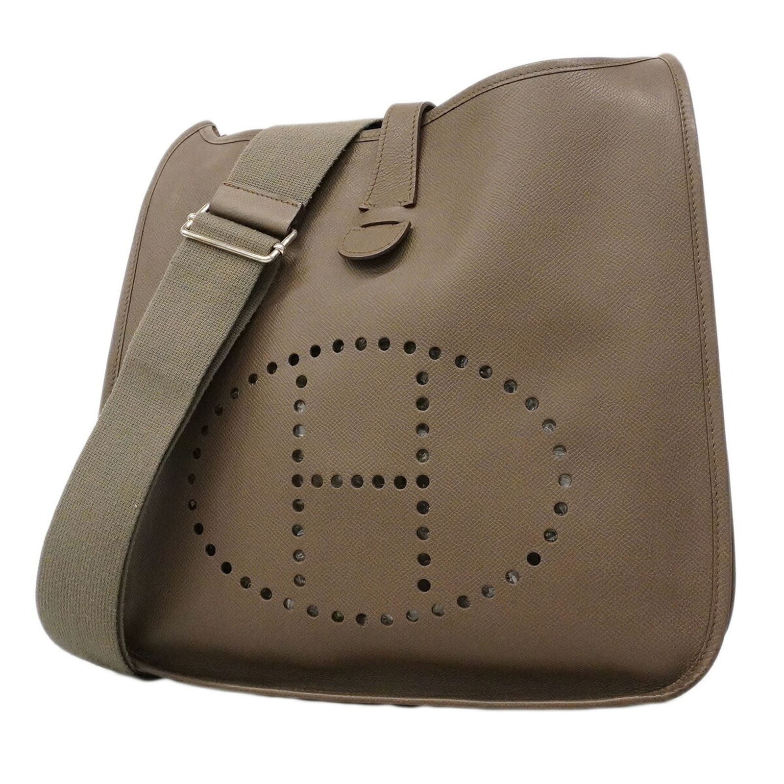 エルメス(Hermes) エルメス ショルダーバッグ エヴリン3GM ヴォーエプソン エタン □O刻印レディース
