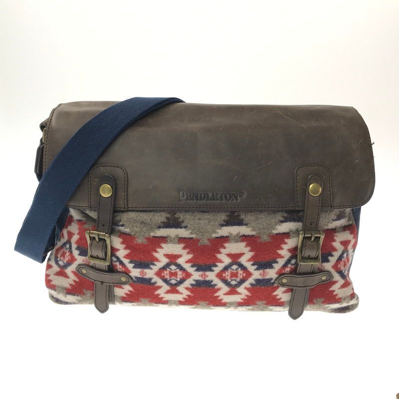 【現状渡し品】 PENDLETON NATIVE PATTERN WOOLEN MILLS MESSENGER BAG ウールン ミルズ メッセンジャーバッグ カバン 【188-260729-ki-09-tagh】 6,952円