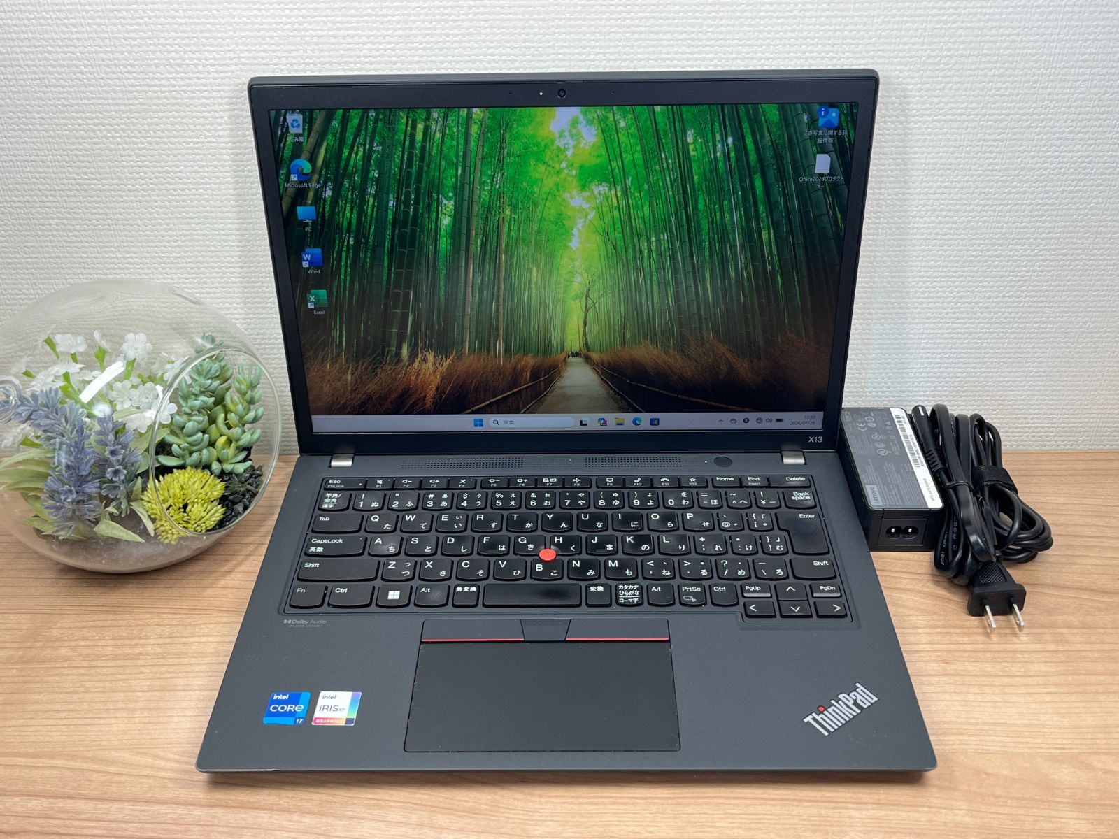 美品〉06174 レノボ Thinkpad X13 Gen2 i7 16GB 第11世代 office2024 ノートパソコン