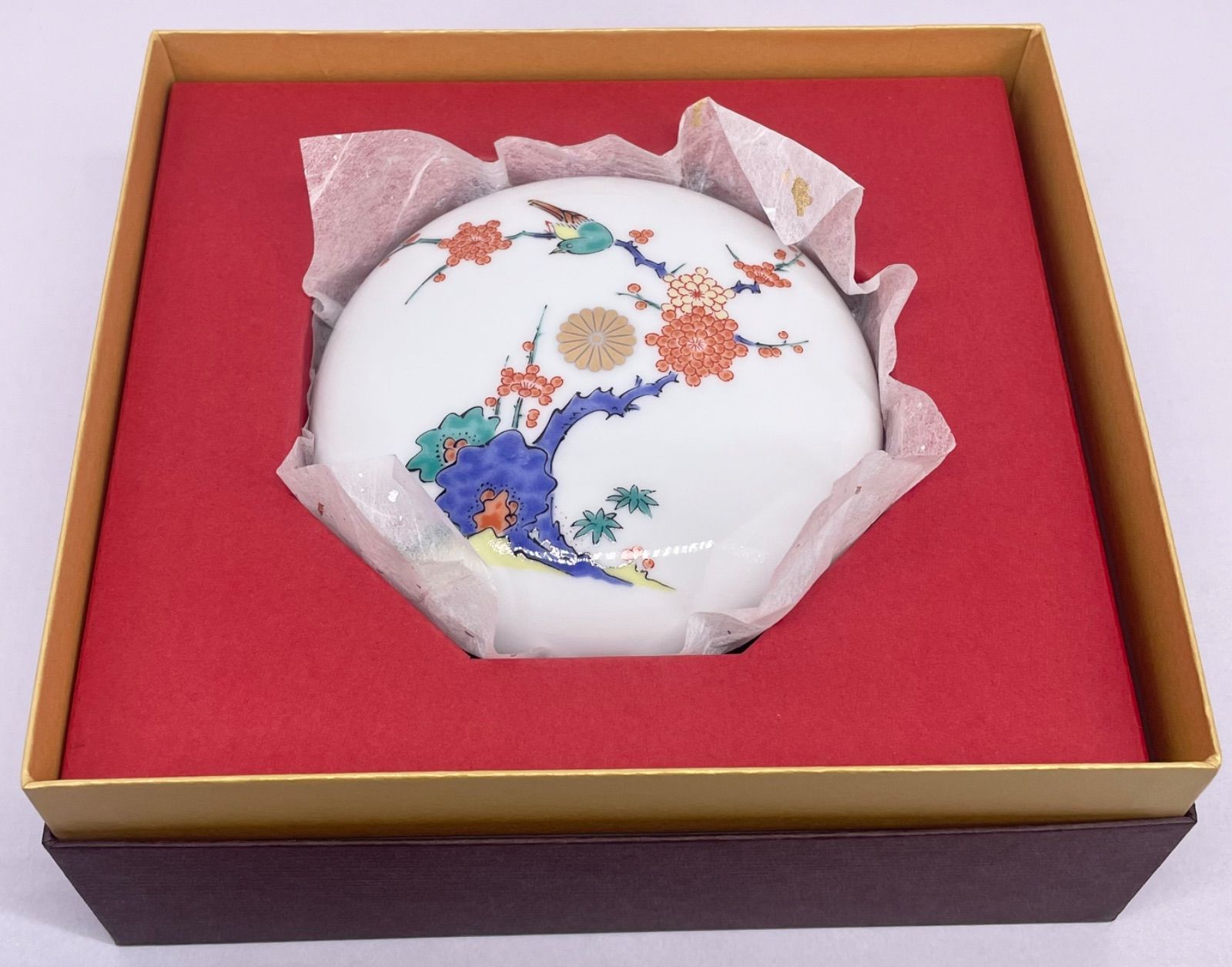 有田焼 ボンボニエール 蓋つき小鉢 菊の御紋章入 管理M - メルカリ