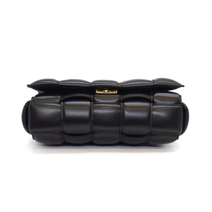 ボッテガ・ヴェネタ BOTTEGA VENETA ショルダーバッグ パデッド カセット クラシック 591970 VCQR1 8425 ブラック ラムスキン 【中古】 ボッテガ・ヴェネタ BOTTEGA VENETA ショルダーバッグ パデッド カセット クラシック 591970 VCQR1 8425 ブラック ラムスキン 【中古】