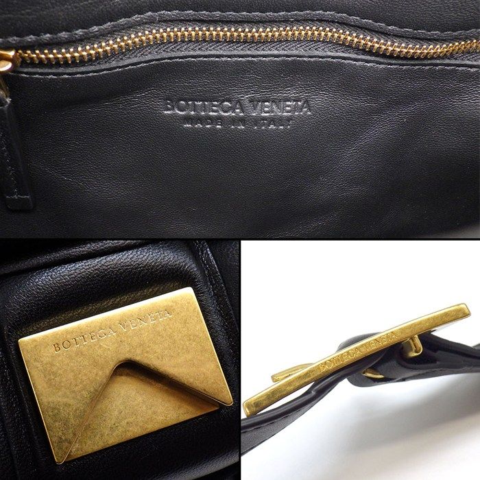 ボッテガ・ヴェネタ BOTTEGA VENETA ショルダーバッグ パデッド カセット クラシック 591970 VCQR1 8425 ブラック ラムスキン 【中古】 ボッテガ・ヴェネタ BOTTEGA VENETA ショルダーバッグ パデッド カセット クラシック 591970 VCQR1 8425 ブラック ラムスキン 【中古】