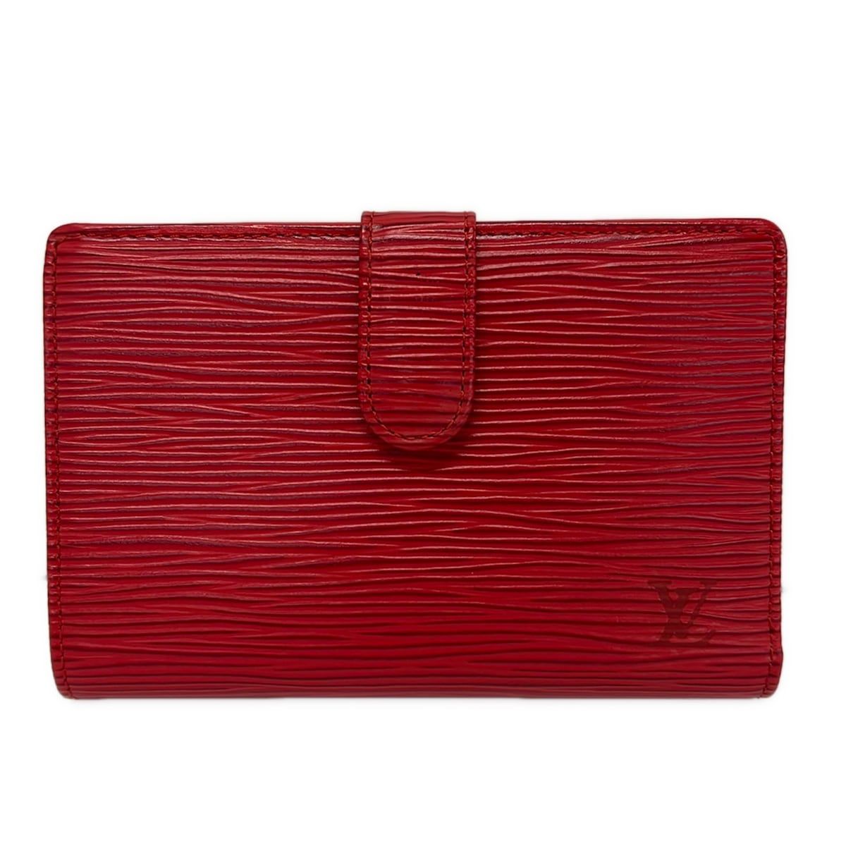 LOUIS VUITTON(ルイヴィトン) 2つ折り財布 エピ ポルトモネビエヴィエノワ M63247 カスティリアンレッド レザー