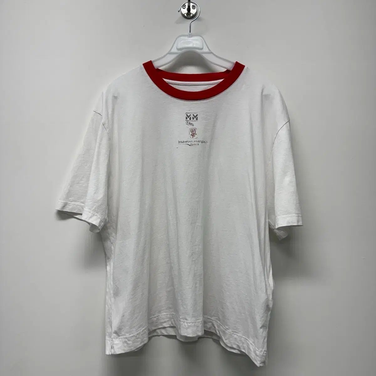 メゾンマルジェラ バイカラー 半袖Tシャツ XL 14,552円