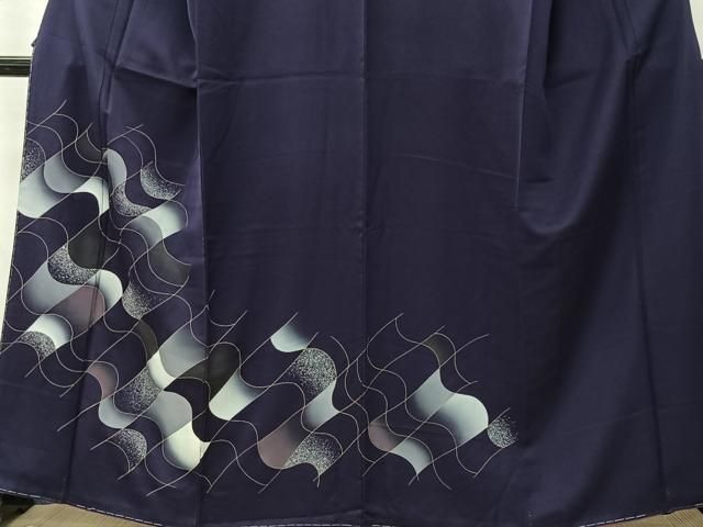 平和屋着物□訪問着 抽象文様 暈し染め 金彩 正絹 逸品 CABK0136ua