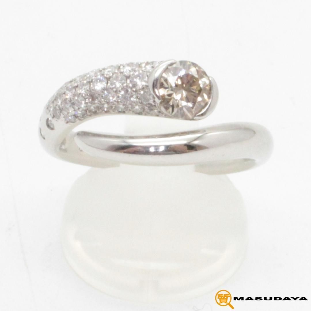カシケイ ダイヤモンド リング BD0.62ct/D0.50ct/Pt900【美品】