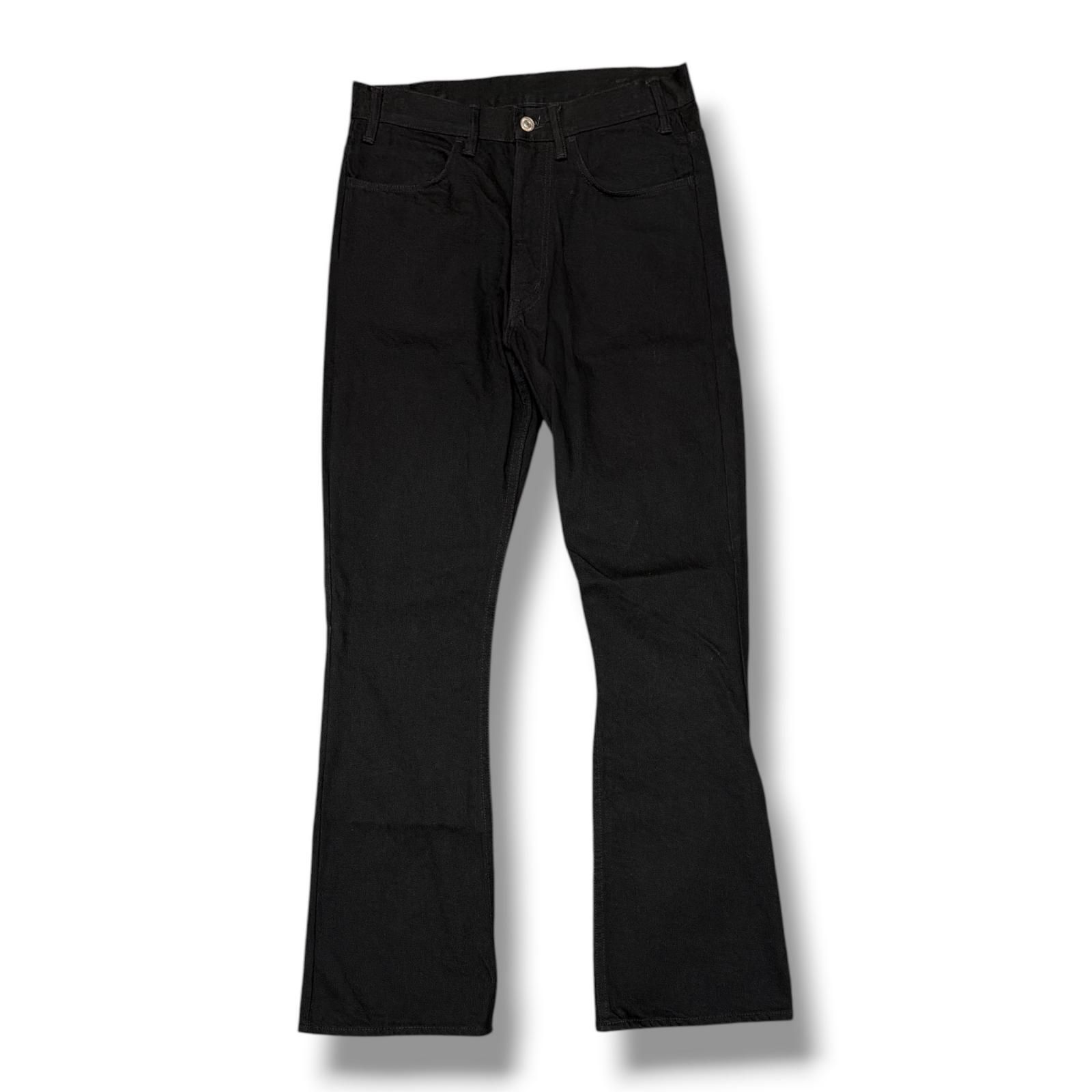 参考上代41800円 SAINT MICHAEL BLACK DENIM PANTS/FLARE ブラックデニムパンツ フレア ジーンズ セントマイケル SM-MK8-0000-078 ブラック 30 （20516M） 参考上代41800円 SAINT MICHAEL BLACK DENIM PANTS/FLARE ブラック