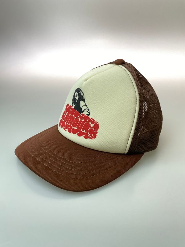 【中古品】 HYSTERIC GLAMOUR ヒステリックグラマー 02223QH03 VIXEN GIRL MESH CAP メッシュキャップ 帽子 【185-260729-AS-34-min】