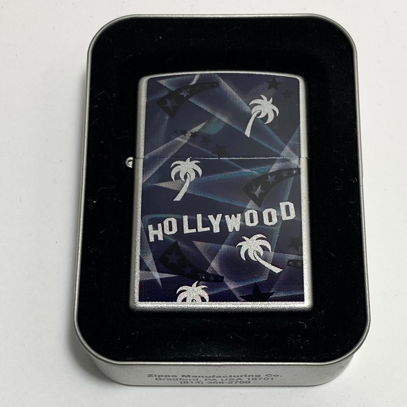 ZIPPO ジッポー ライター Hollywood Palm Tree 映画 ハリウッド 21036