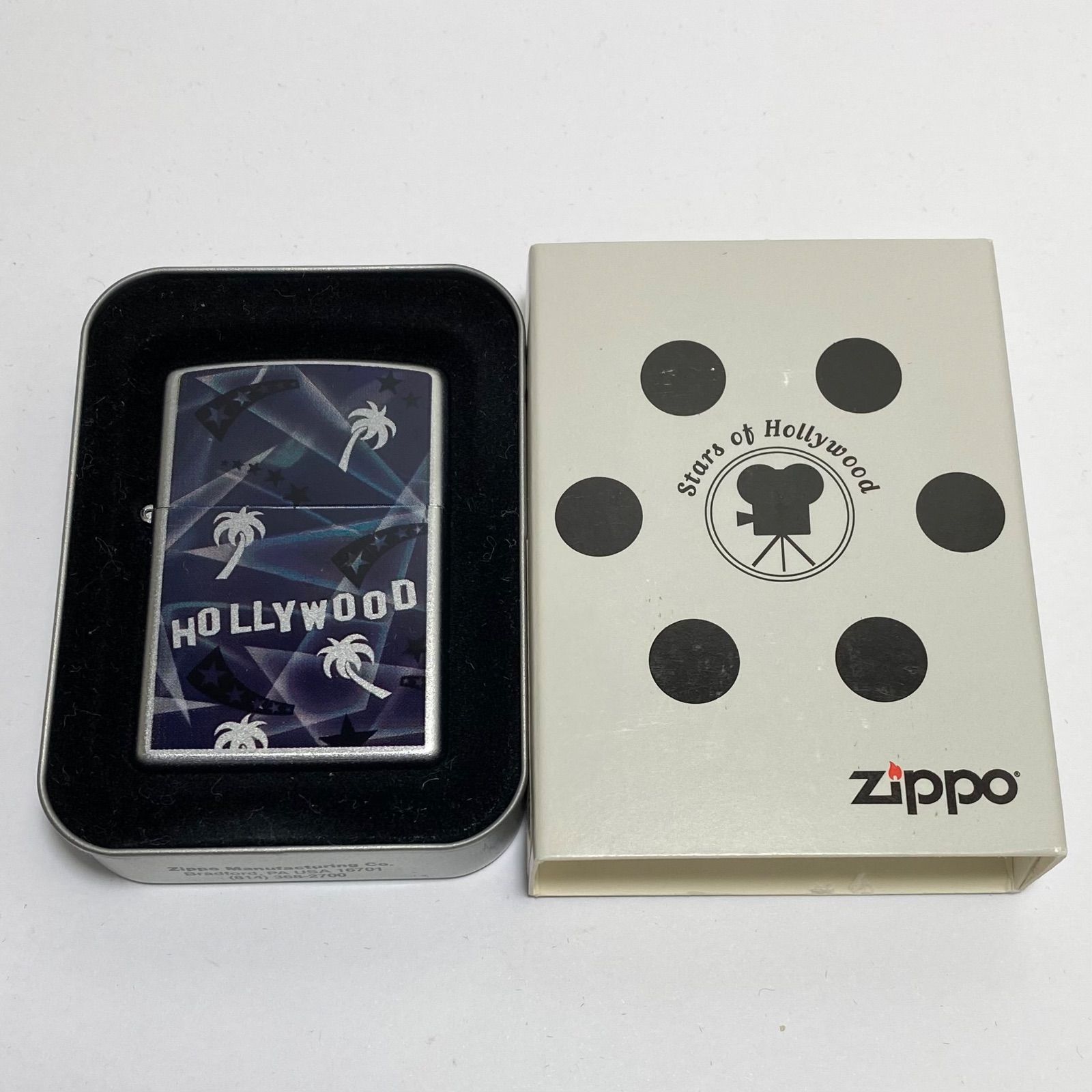 ZIPPO ジッポー ライター Hollywood Palm Tree 映画 ハリウッド 21036