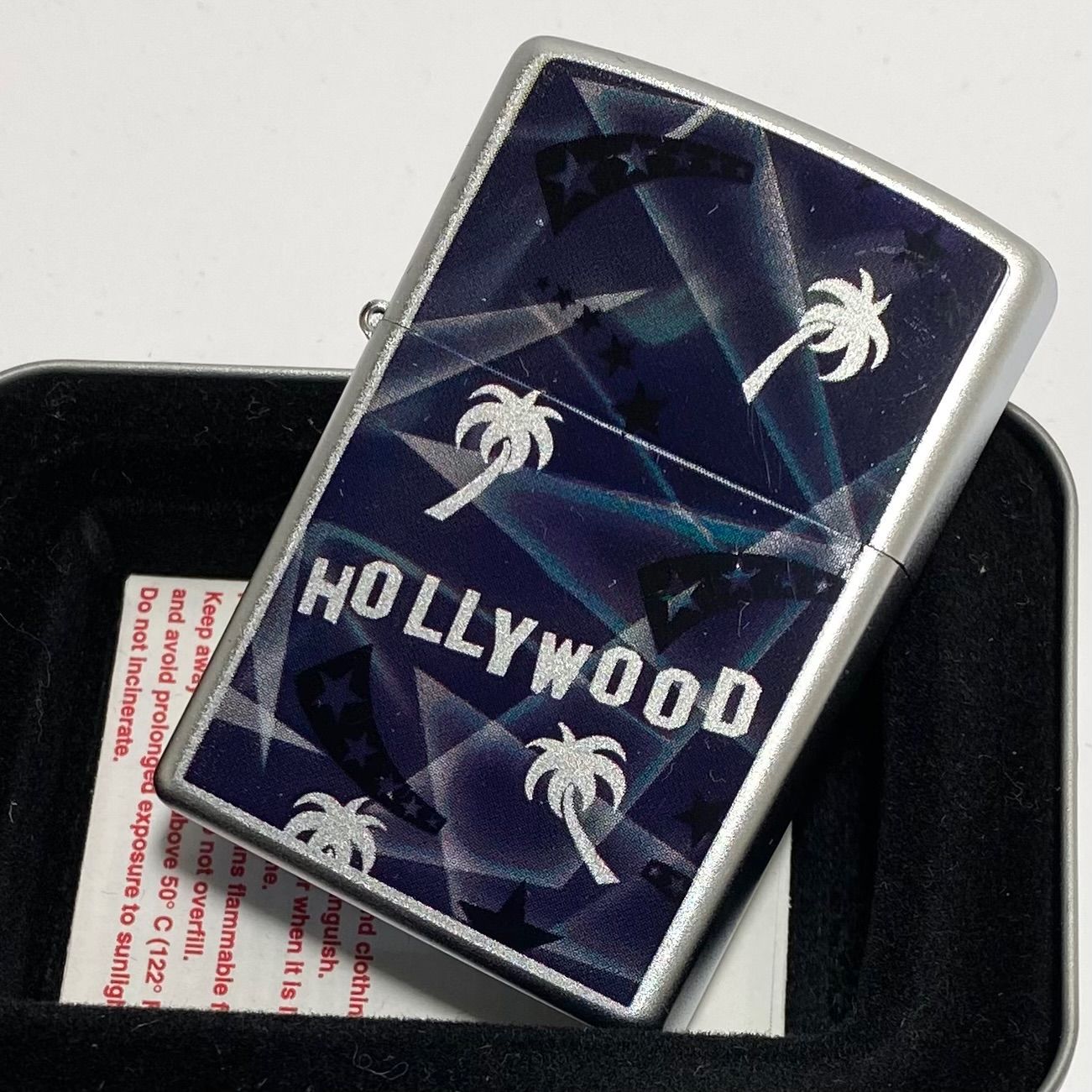 ZIPPO ジッポー ライター Hollywood Palm Tree 映画 ハリウッド 21036
