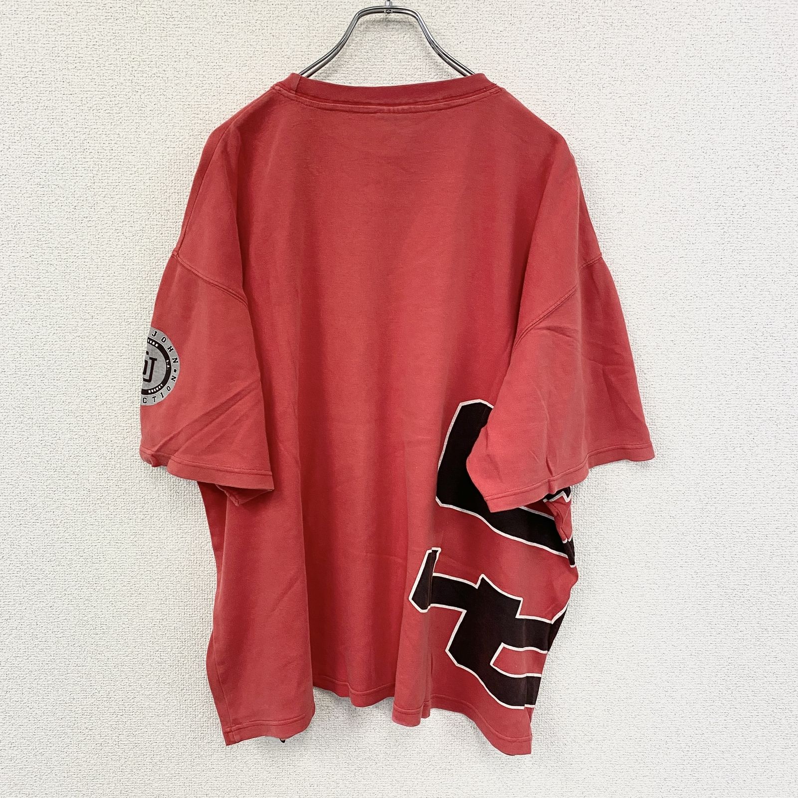 Sean Jhon ショーンジョン 半袖プリントTシャツ 赤 レッド XXLサイズ