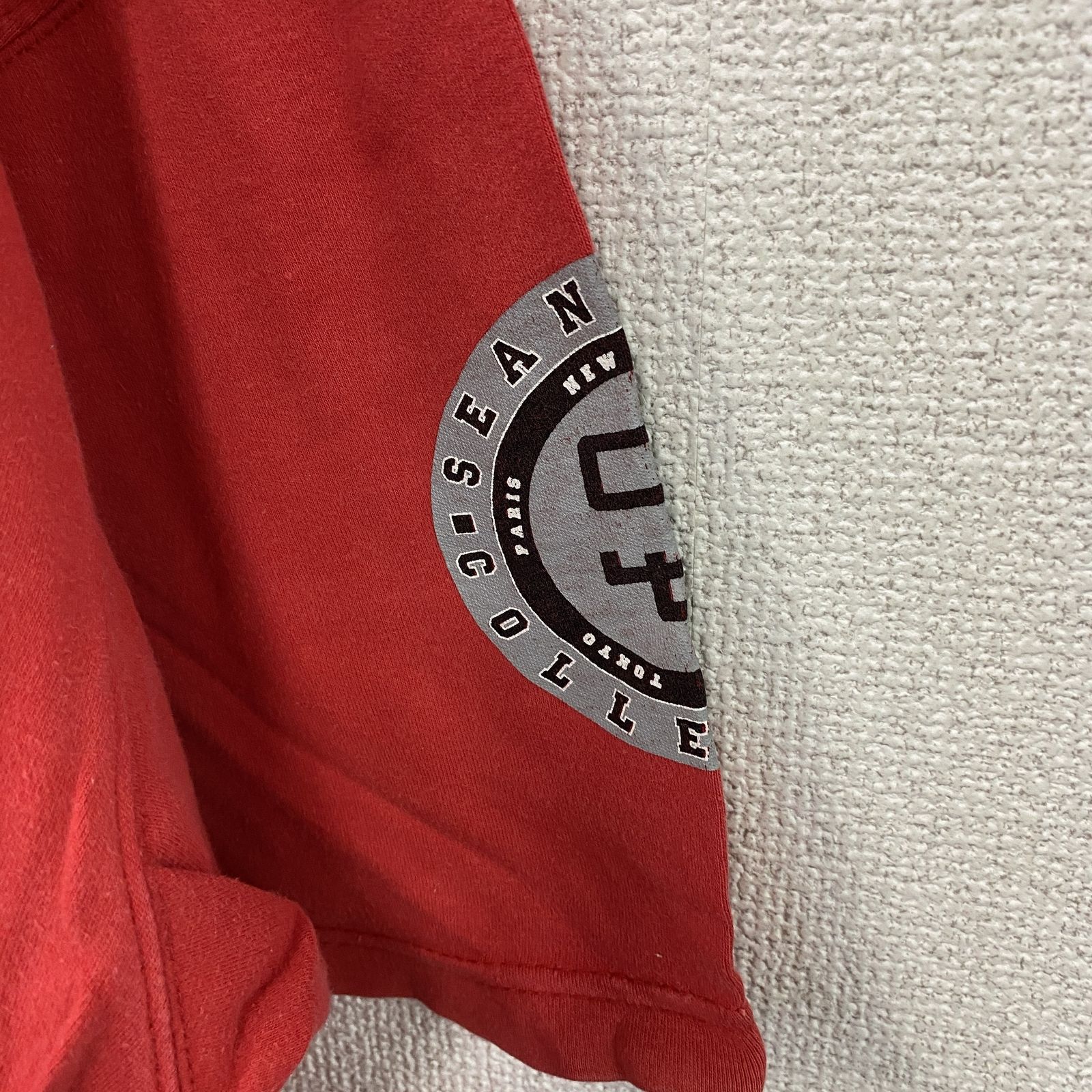 Sean Jhon ショーンジョン 半袖プリントTシャツ 赤 レッド XXLサイズ