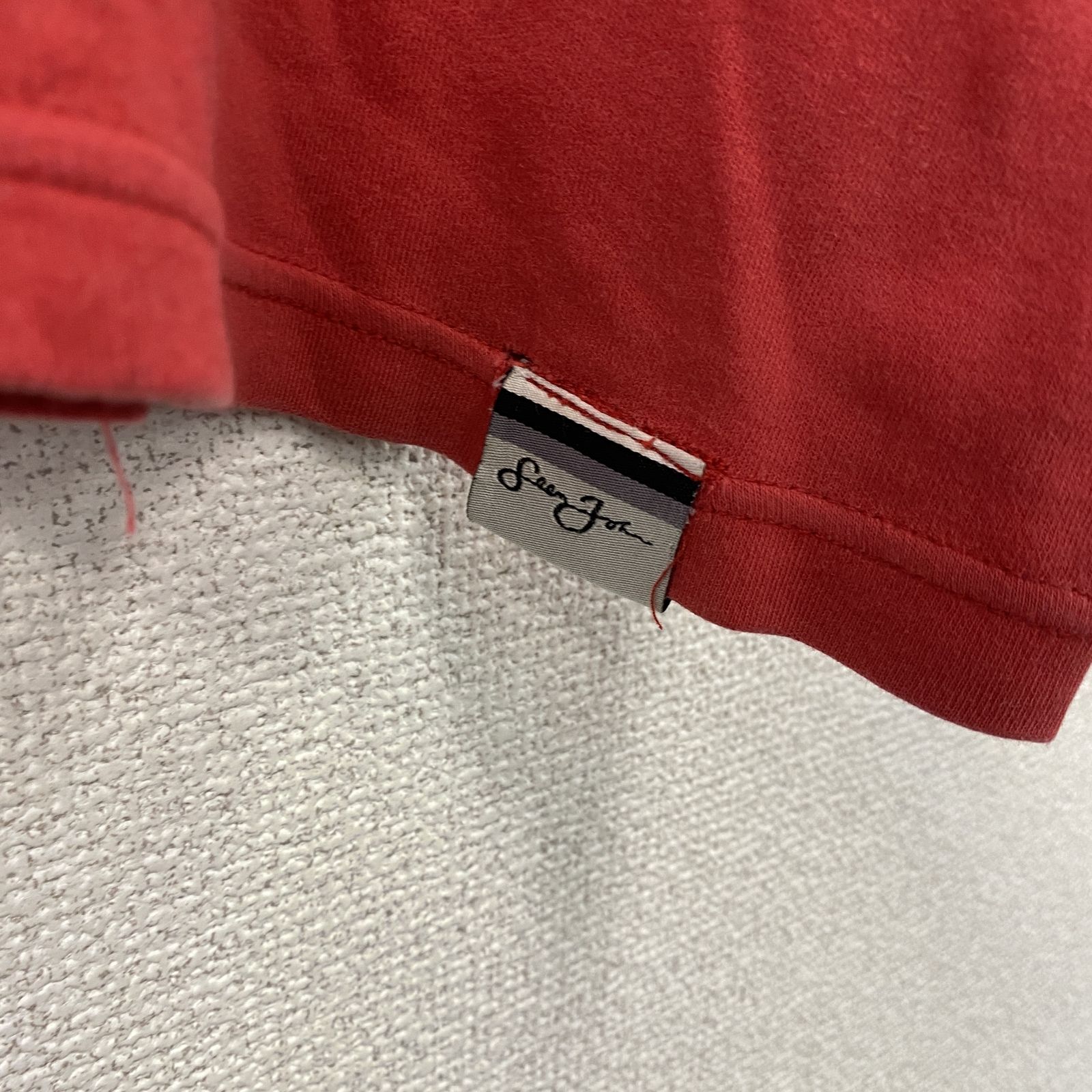 Sean Jhon ショーンジョン 半袖プリントTシャツ 赤 レッド XXLサイズ