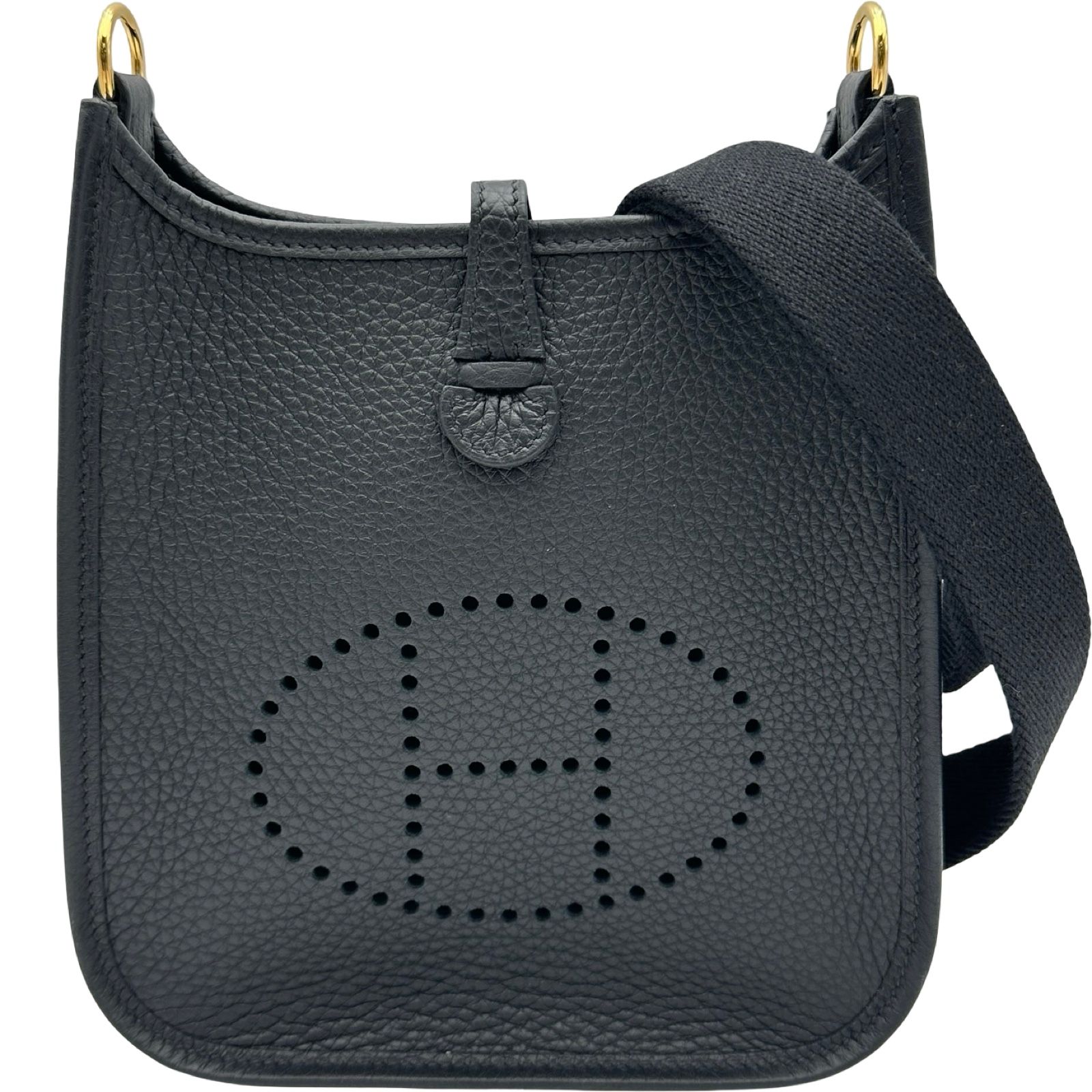 エルメス HERMES エブリンTPM ショート G刻印 ブラック ゴールド金具 トリヨンクレマンス レディース ショルダーバッグ