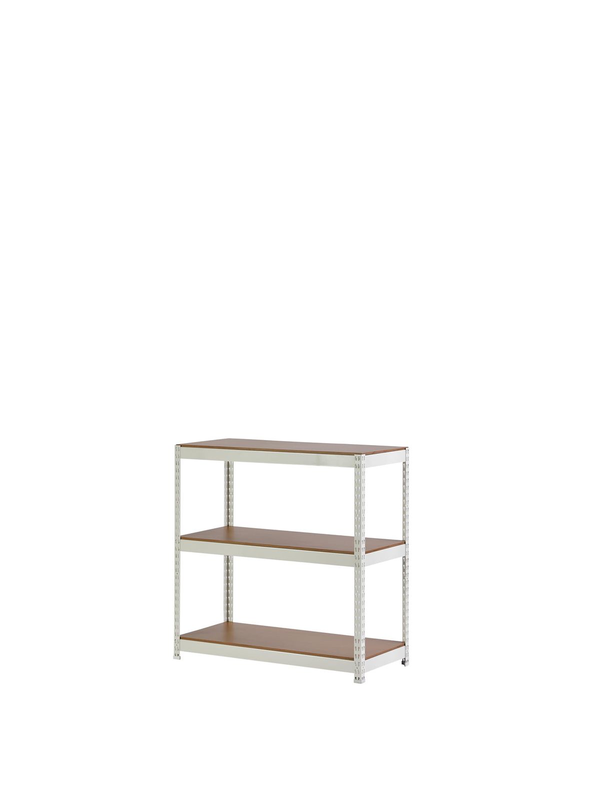 Home Rack ARASO スチールラック ホワイト 3段 高さ120cm 幅50×奥行30cm ラミネートスチールラック DIY 高さ・幅・奥行調整可能 サイズ選択 メタルラック スチール棚 収納棚 クローゼット棚 ガラージ 倉庫棚 オフィス 業務用ｍａ