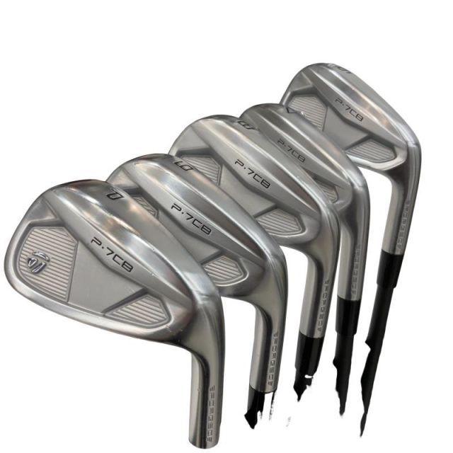 【中古】 テーラーメイド Taylor Made P・7CB(2024) 5S アイアンセット IR 純正特注シャフト (フレックスS) メンズ 男性用 右利き 右用 Cランク ゴルフクラブ