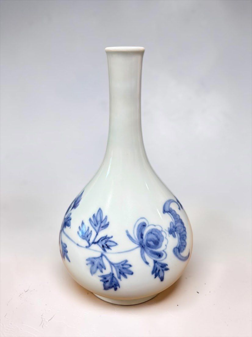 Dyed vase, peanut vase, Li dynasty style, Korean antiques, antique, vintage ceramics