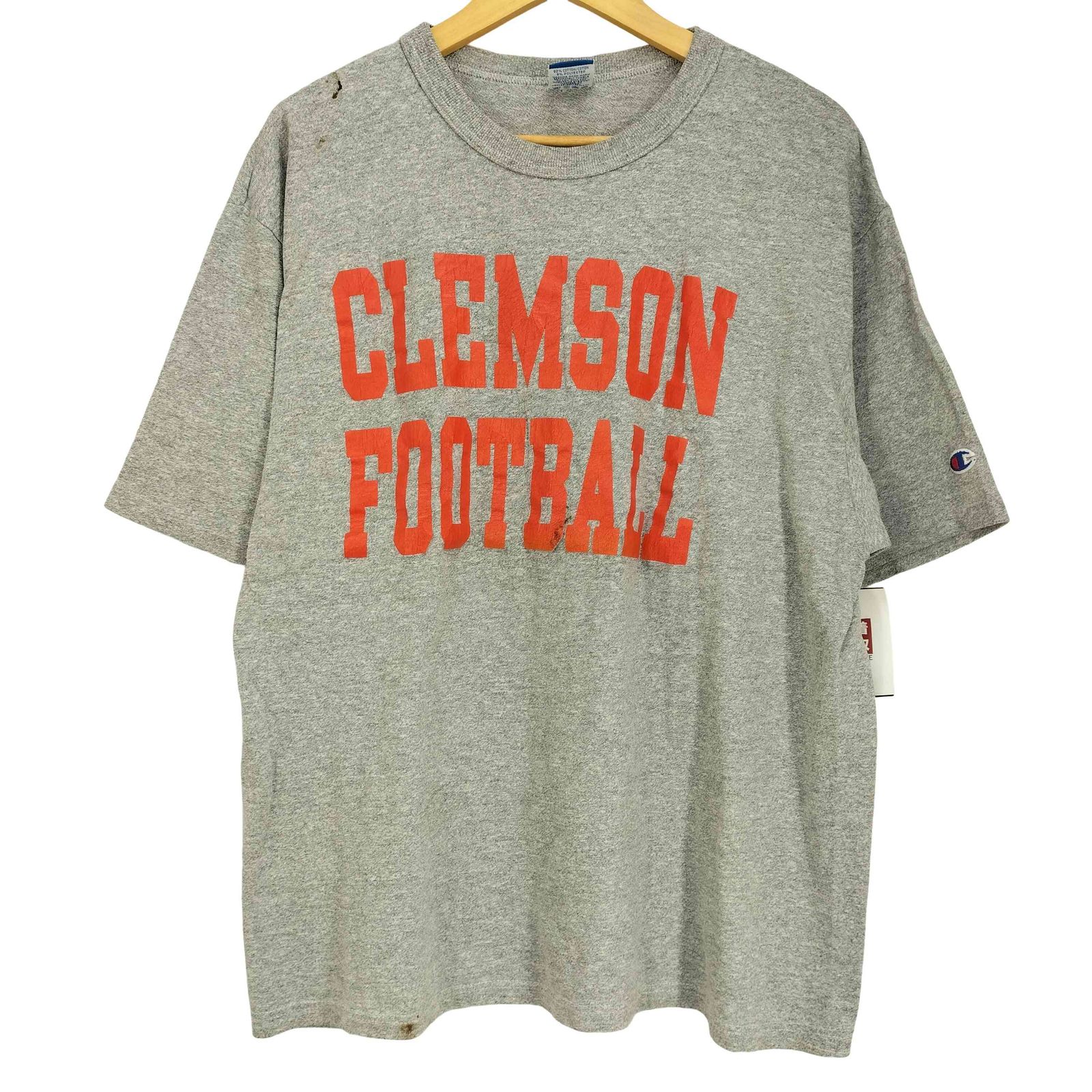 90s アメリカ製　フットボールTシャツ　champion チャンピオン Champion 90S USA製 CLEMSON FOOTBALL アメリカン