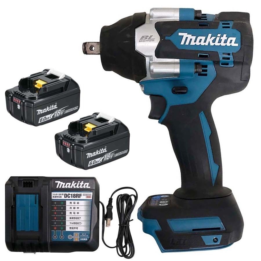 ◇ 【未開封品】 マキタ Makita 18V充電式インパクトレンチ TW700DRGX フルセット バッテリー 2個 充電器 ケース付き 39,000円