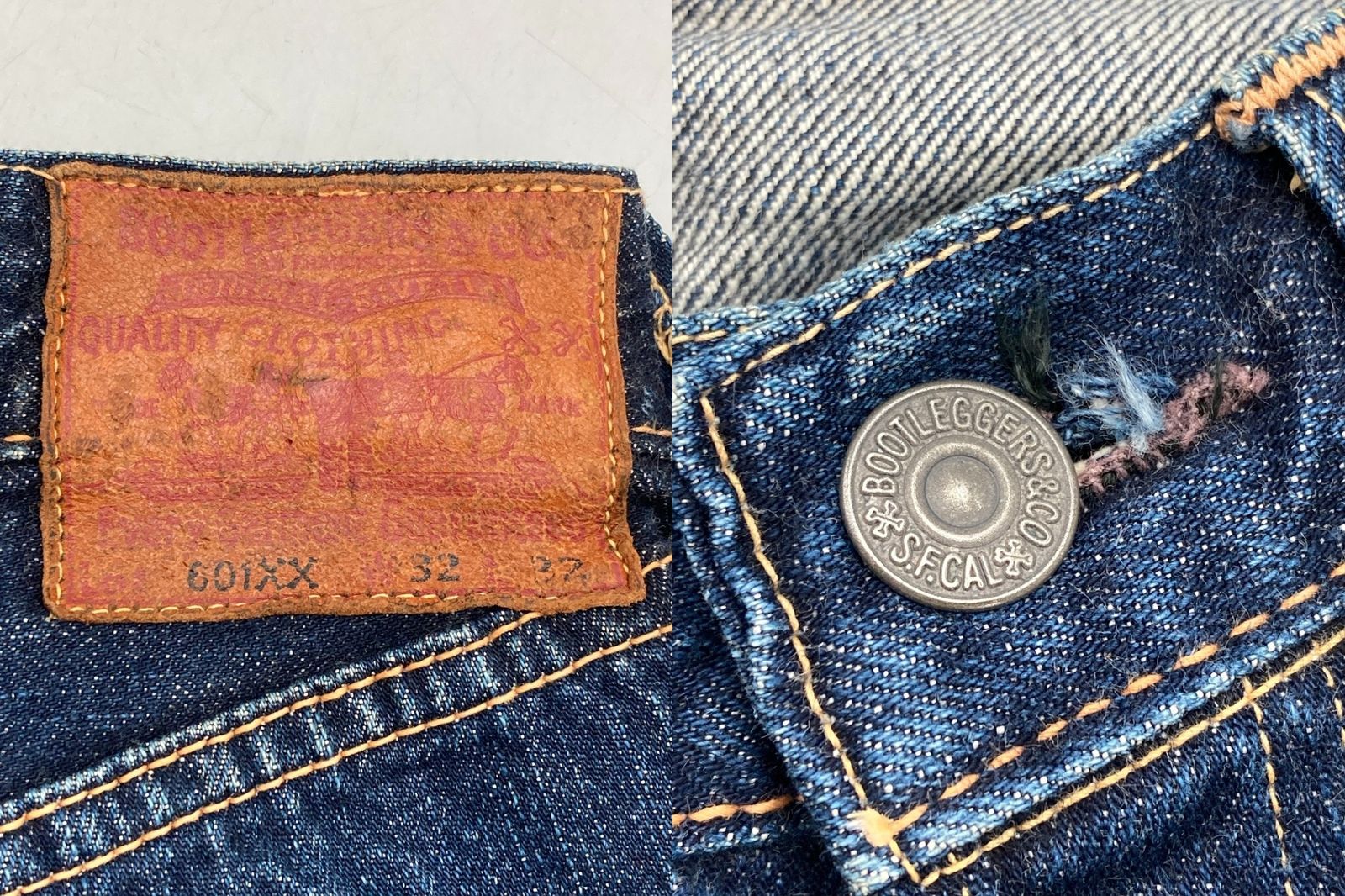 BOOTLEGGERS ブートレガーズ 601XX デニムパンツ サイズ32×32 メンズ
