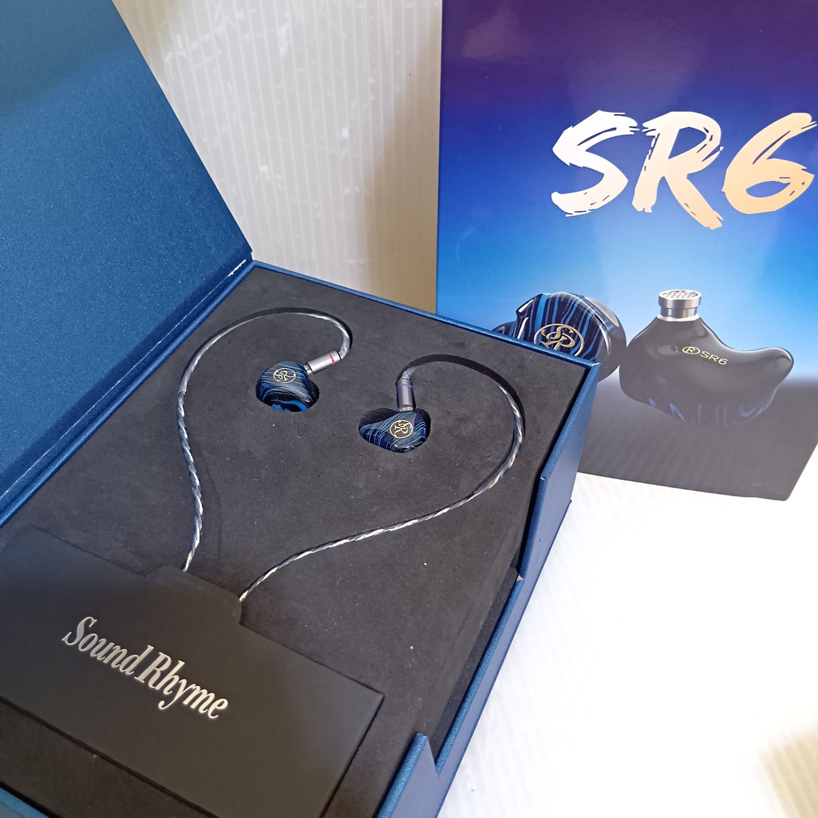 Sound Rhyme SR6 イヤホン 有線 1DD+2BA+2PD+1BCドライバー搭載 - メルカリ