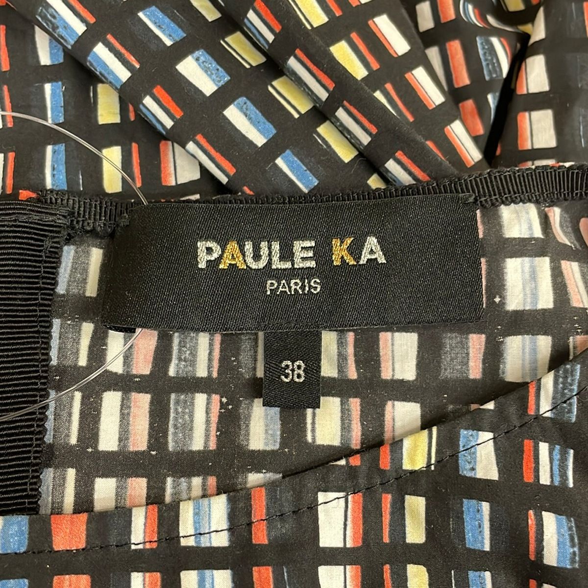 PAULEKA(ポールカ) ワンピース サイズ38 M レディース美品 - 黒×レッド