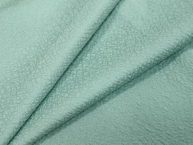 平和屋着物●上質な色無地　干割れ地紋　湊鼠色　正絹　逸品　DABI9086ud