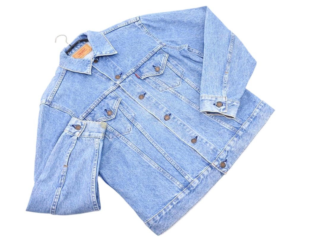 LEVI'S リーバイス 70505-0217 92年製 フォース Gジャン デニム ジャケット size42/ブルー ◇■ メンズ LEVI'S リーバイス 70505-0217 92年製 フォース Gジャン デニム