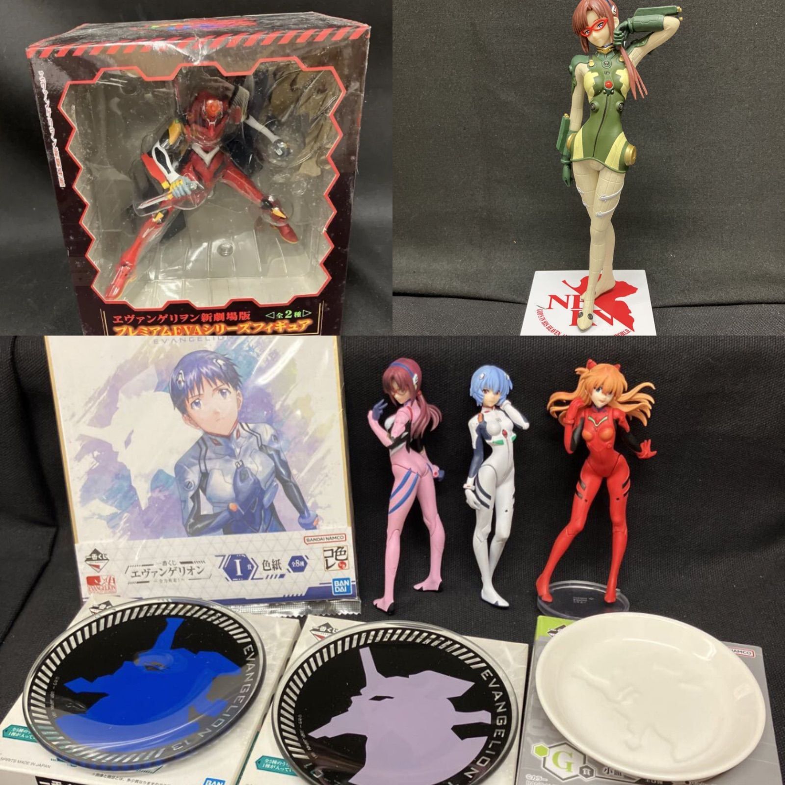 (0)△3 エヴァンゲリヲン フィギュア 一番くじ グッズ まとめ売り
