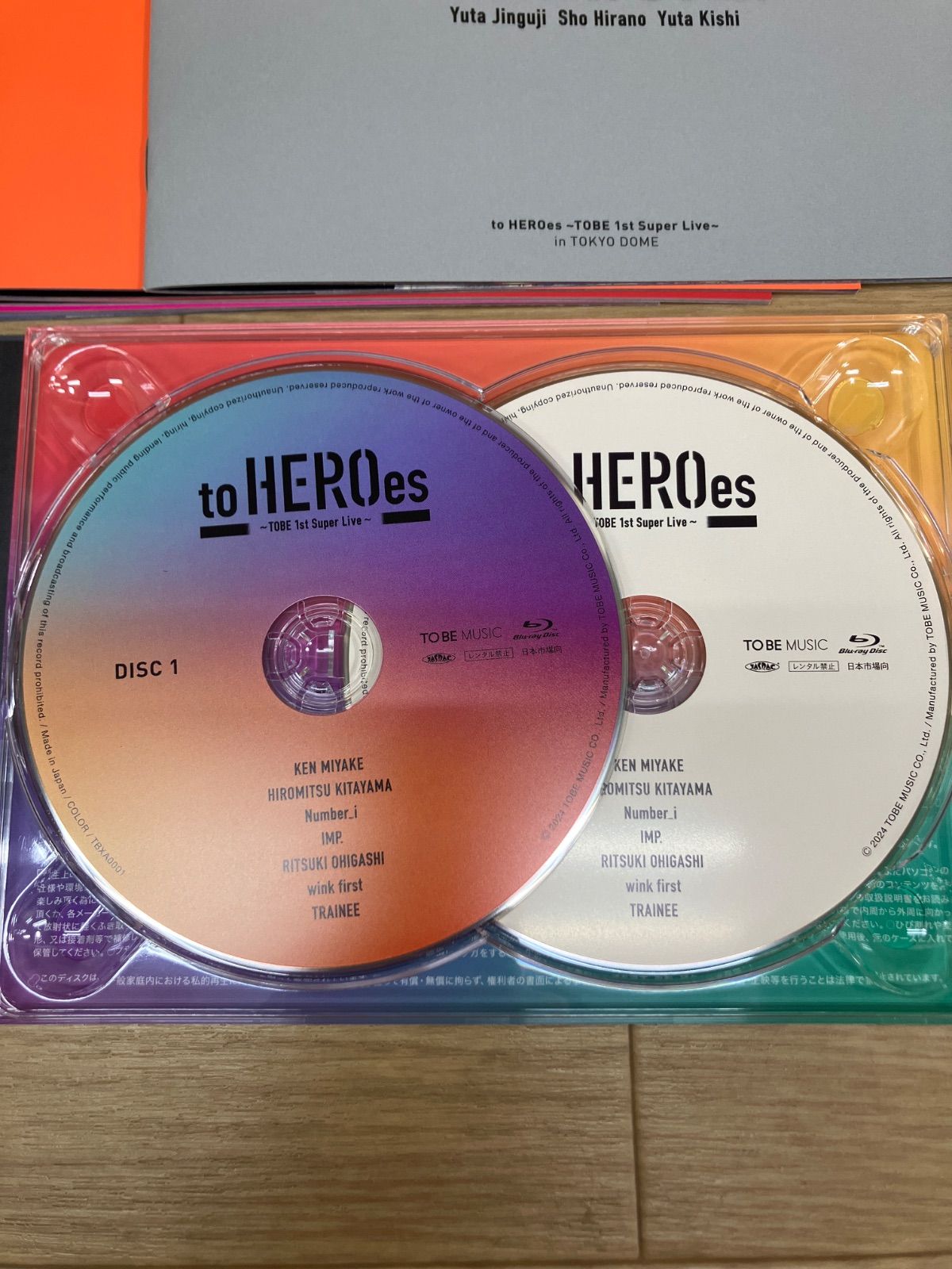 ☆【Blu-ray】to HEROes ～TOBE 1st Super Live～ 初回生産限定盤