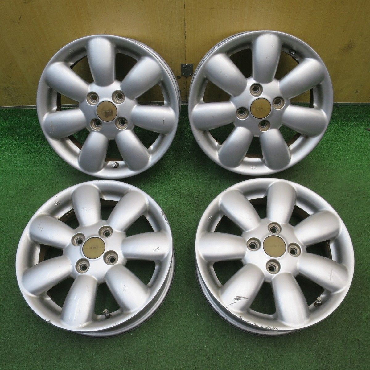 [送料無料] 4本価格★スズキ HE22S アルト ラパン 純正 ホイール 14インチ 14×4.5J PCD100/4H★6071701NJホ